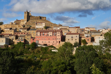 Fototapeta na wymiar San Vicente de la Sonsierra village in La Rioja province, Spain