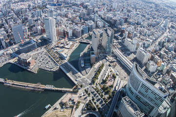 Fototapeta na wymiar Yokohama city view, Japan