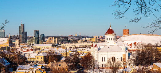Obraz premium Vilnius,Winter