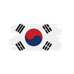 South Korean flag, vector illustration