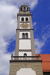 Fototapeta premium Perlachturm in AUGSBURG ( Bayern )