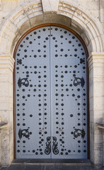 Door of the Church of Our Lady of Consuelo in Altea.