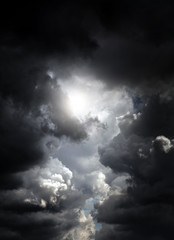 Cloudscape with a Light