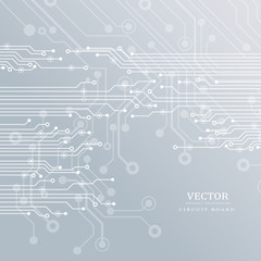 Circuit board, technology background. Vector illustration. EPS 10.