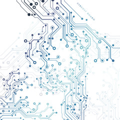 Circuit board, technology background. Vector illustration. EPS 10.