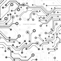 Circuit board, technology background. Vector illustration. EPS 10.