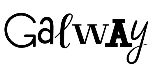 GALWAY custom letters icon