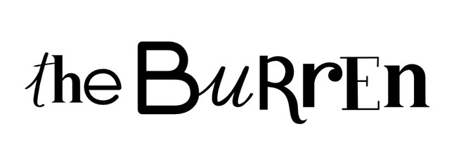 THE BURREN, CO CLARE, IRELAND custom letters icon