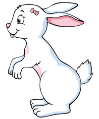 Cute Easter Bunny Girl 