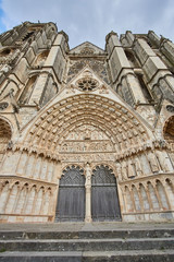 Fototapeta na wymiar Cathedral of Bourges city in France