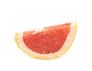 Naklejka na ściany i meble Juicy red grapefruit isolated