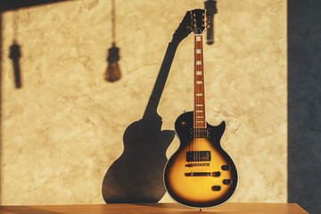 Guitar and sunlight