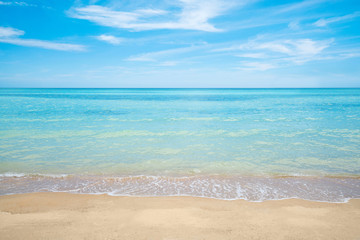 summer beach , sea and sky background