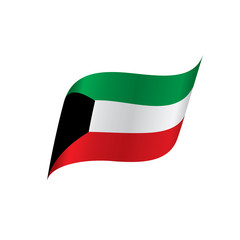 Kuwait flag, vector illustration