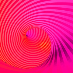 vector optical illusion, twisted abstraction, background of colored triangles