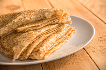 Top View Of Crepes French Pancakes Word Chandeleur Meaning Top View Of Crepes French Pancakes Word Chandeleur Meaning