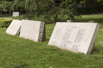 Belgrade, Serbia May 30, 2016:The grave of the liberators of Belgrade in 1944 was a memorial...