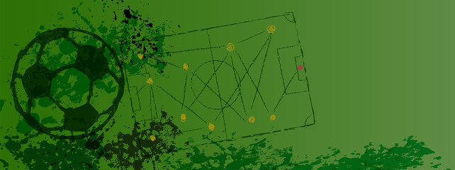 Soccer / Football design template,free copy space, vector