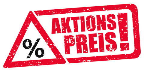 Aktionspreis / Stempel / Rabatt