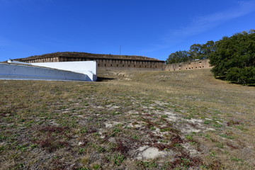 An ancient Fortress at Pensacola originally built by the Spanish then upgraded by the Americans.
