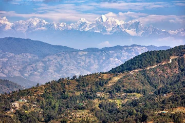 Türaufkleber Landschaft östlich von Kathmandu, Nepal © Ingo Bartussek