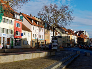 Stadtansicht Schweinfurt, Unterfranken, Bayern, Deutschland