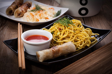 Fried Chinese Spring rolls