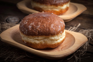 Traditional sweet donut.