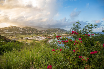 Frigate Bay on Saint Kitts and Nevis in the Caribbean