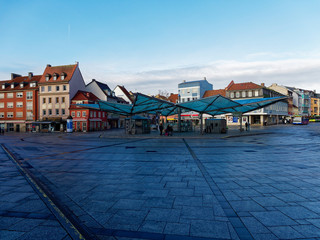 Stadtansicht Schweinfurt, Unterfranken, Bayern, Deutschland