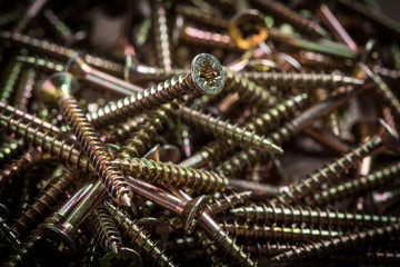 Background with screw.