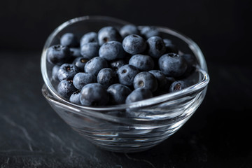 Blueberry antioxidant organic in a bowl.