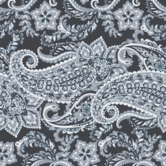 Seamless Paisley pattern. Vector background
