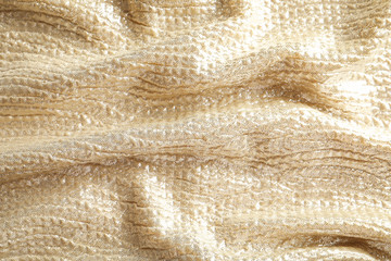 Fabric texture with folds as background