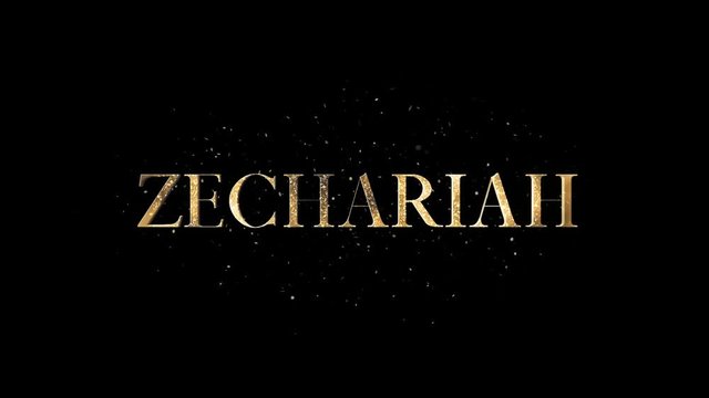 Book Of Bible Zephaniah + Alpha Channel
