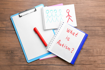 Notebook with phrase 