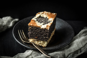 Poppy seed cake.