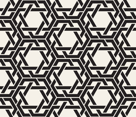 Vector seamless pattern. Modern stylish abstract texture. Repeating geometric tiles