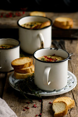 spiced red lentil and root vegetable soup vegan