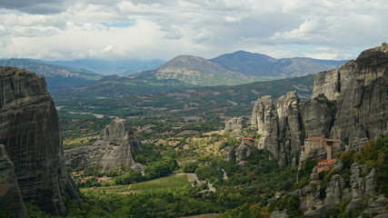 Fototapeta na wymiar Panorama Meteora - Kloster
