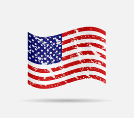 USA Flag Illustration