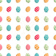 pattern on easter theme. Rabbit, chicken, eggs. spring Festival.