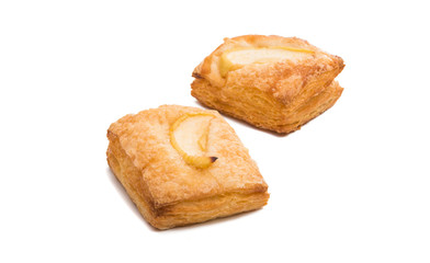 puff with fruits isolated