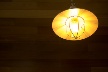 Fototapeta na wymiar Light lamp electricity hanging