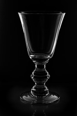 Vintage wine glass