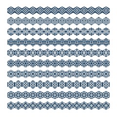 hexagon geometric pattern brush, ornament