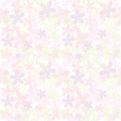 Fototapeta premium 桜のシームレスパターン背景