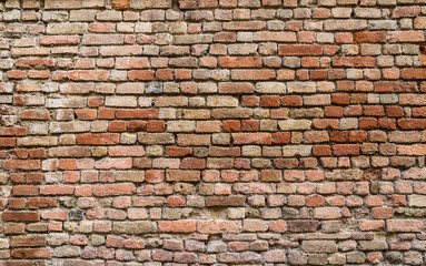 Old vintage brick wall texture