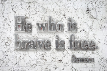 who is brave Seneca