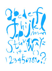 벡터 문자 / 손으로 쓴 글씨체